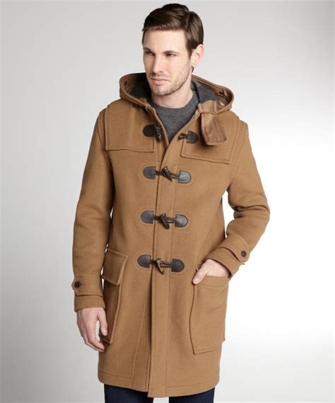 burberry toggle coat mens|burberry camel wool coat men's.